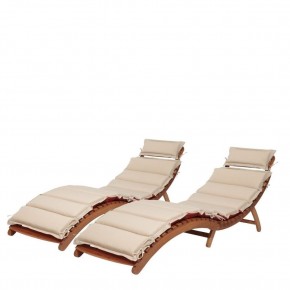 Комплект шезлонги и столик AFM-803A-T133 Beige (2+1) в Пойковском - poikovskii.mebel24.online | фото 2