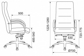 Кресло для руководителя T-9927SL/CHOKOLATE в Пойковском - poikovskii.mebel24.online | фото 6