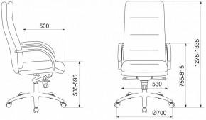 Кресло для руководителя T-9927SL/Ivory в Пойковском - poikovskii.mebel24.online | фото 6