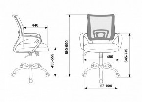 Кресло компьютерное CH-695N/SL/BL/TW-11 в Пойковском - poikovskii.mebel24.online | фото 6