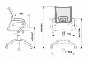 Кресло компьютерное CH-695N/BL/TW-11 в Пойковском - poikovskii.mebel24.online | фото 12