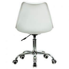 Кресло стул BRABIX "Eames MG-310 CH", хром, пластик белый, ткань серая, 532924 в Пойковском - poikovskii.mebel24.online | фото 4