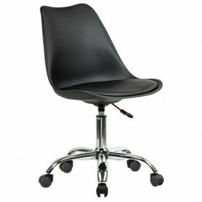 Кресло стул BRABIX "Eames MG-310 CH", хром, пластик черный, экокожа черная, 532925 в Пойковском - poikovskii.mebel24.online | фото 2