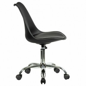 Кресло стул BRABIX "Eames MG-310 CH", хром, пластик черный, экокожа черная, 532925 в Пойковском - poikovskii.mebel24.online | фото 3