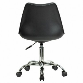 Кресло стул BRABIX "Eames MG-310 CH", хром, пластик черный, экокожа черная, 532925 в Пойковском - poikovskii.mebel24.online | фото 4