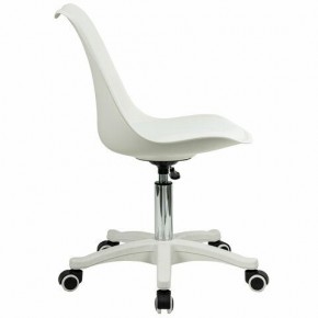 Кресло стул BRABIX "Eames MG-310 PL", пластик белый, экокожа белая, 532926 в Пойковском - poikovskii.mebel24.online | фото 3