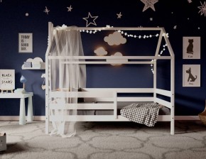 Кровать-домик 80*160 Белый в Пойковском - poikovskii.mebel24.online | фото 2