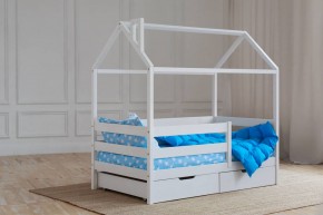 Кровать-домик 80*160 Белый в Пойковском - poikovskii.mebel24.online | фото 4