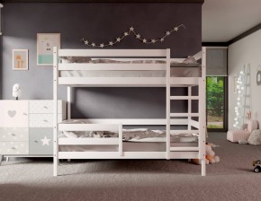 Кровать двухъярусная без крыши 80*160 Белый в Пойковском - poikovskii.mebel24.online | фото 2