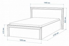 Кровать полутораспальная Нобиле Кр-120 в Пойковском - poikovskii.mebel24.online | фото 3
