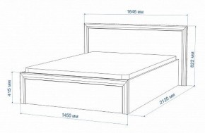 Кровать полутораспальная Нобиле Кр-140 в Пойковском - poikovskii.mebel24.online | фото 3