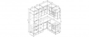 Кухонный гарнитур Фьюжн 2200*1700 (Стол. 38мм) в Пойковском - poikovskii.mebel24.online | фото 2