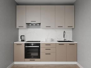 Кухонный гарнитур Каппучино 2400 h950 (Стол. 38мм) в Пойковском - poikovskii.mebel24.online | фото