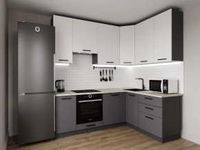 Кухонный гарнитур Меренга 2200*1600 h950 (Стол. 26мм) в Пойковском - poikovskii.mebel24.online | фото