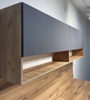 Кухонный гарнитур «Монако» 2.0 м Серия 2 МДФ с фрезеровкой (Дуб Золотой/Графит) в Пойковском - poikovskii.mebel24.online | фото 5