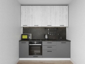 Кухонный гарнитур Санторини 2200 h 950 (Стол. 26мм) в Пойковском - poikovskii.mebel24.online | фото 1