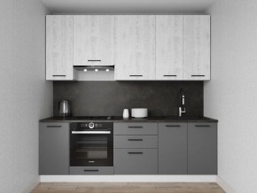 Кухонный гарнитур Санторини 2400 h950 (Стол. 26мм) в Пойковском - poikovskii.mebel24.online | фото 1