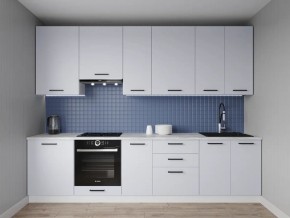Кухонный гарнитур Смоки 2400 h950 (Стол. 26мм) в Пойковском - poikovskii.mebel24.online | фото