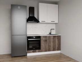 Кухонный гарнитур Старое Дерево 1600 h950 (Стол. 38мм) в Пойковском - poikovskii.mebel24.online | фото