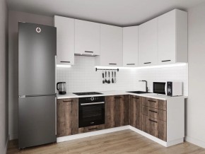 Кухонный гарнитур Старое Дерево 2200*1600 h950 (Стол. 38мм) в Пойковском - poikovskii.mebel24.online | фото