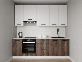 Кухонный гарнитур Старое Дерево 2400 h950 (Стол. 38мм) в Пойковском - poikovskii.mebel24.online | фото