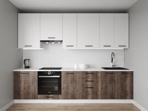 Кухонный гарнитур Старое Дерево 3000 h950 (Стол. 26мм) в Пойковском - poikovskii.mebel24.online | фото
