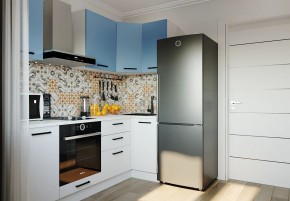 Кухонный гарнитур угловой Капри 2200х1000 (Стол. 38мм) в Пойковском - poikovskii.mebel24.online | фото