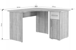ЛАЙТ К1 Компьютерный стол в Пойковском - poikovskii.mebel24.online | фото 4