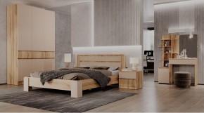 ЛЕНОРА Спальный гарнитур (модульный) кашемир в Пойковском - poikovskii.mebel24.online | фото