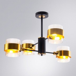 Люстра на штанге Arte Lamp Carlo A8205SP-4BK в Пойковском - poikovskii.mebel24.online | фото 2
