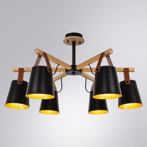 Люстра на штанге Arte Lamp Thomas A7032PL-6BK в Пойковском - poikovskii.mebel24.online | фото 2