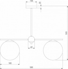 Люстра на штанге Eurosvet Marbella 60147/3 латунь в Пойковском - poikovskii.mebel24.online | фото 4