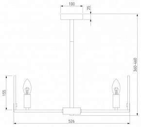 Люстра на штанге Eurosvet Marble 60158/5 латунь в Пойковском - poikovskii.mebel24.online | фото 3