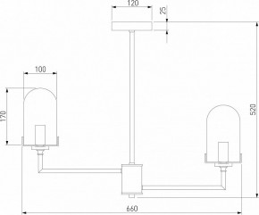 Люстра на штанге Eurosvet Pluto 60156/6 хром в Пойковском - poikovskii.mebel24.online | фото 4