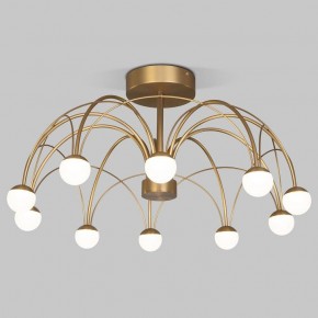 Люстра на штанге Eurosvet Ragno 90031/10 LED золото в Пойковском - poikovskii.mebel24.online | фото