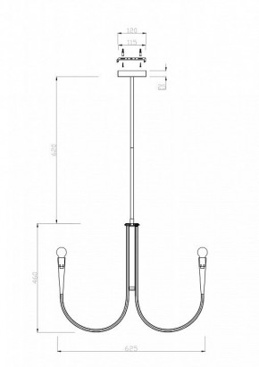 Люстра на штанге Freya Branches FR5253PL-06N в Пойковском - poikovskii.mebel24.online | фото 4