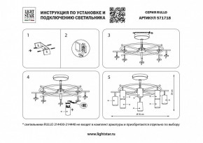 Люстра на штанге Lightstar Rullo LR718308 в Пойковском - poikovskii.mebel24.online | фото 2