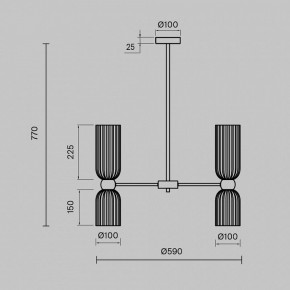 Люстра на штанге Maytoni Antic MOD302PL-10W в Пойковском - poikovskii.mebel24.online | фото 3