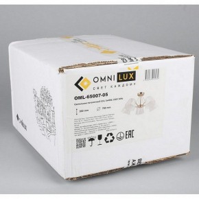 Люстра на штанге Omnilux Rapallo OML-65007-05 в Пойковском - poikovskii.mebel24.online | фото 5