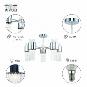 Люстра на штанге Rivoli Deborah Б0055524 в Пойковском - poikovskii.mebel24.online | фото 2
