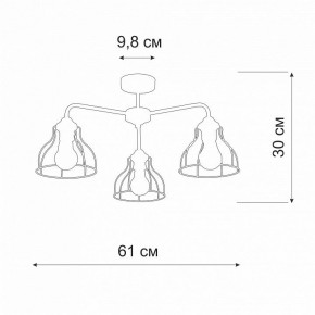 Люстра на штанге Vitaluce V3102 V3102-1/3PL в Пойковском - poikovskii.mebel24.online | фото 2