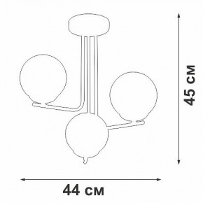 Люстра на штанге Vitaluce V49420 V49420-8/3PL в Пойковском - poikovskii.mebel24.online | фото 2