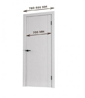 Межкомнатная дверь Bolivar Каньон браун (комплект) 700 в Пойковском - poikovskii.mebel24.online | фото