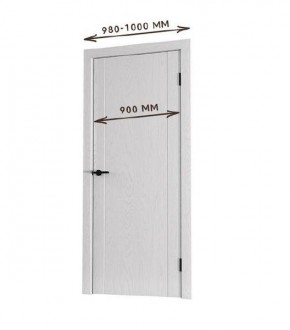Межкомнатная дверь Bolivar Каньон браун (комплект) 900 в Пойковском - poikovskii.mebel24.online | фото