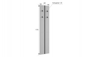 МЕРСИ Прихожая (модульная) белое дерево в Пойковском - poikovskii.mebel24.online | фото 2