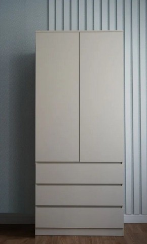 МОРИ МШ 900.2 Шкаф с 2-мя дв. и 3-мя ящ. ВЫСОКИЙ (Сатин) в Пойковском - poikovskii.mebel24.online | фото