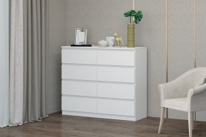 МС "Хилтон" Комод №3 1200 (8 ящ.) белый текстурный в Пойковском - poikovskii.mebel24.online | фото