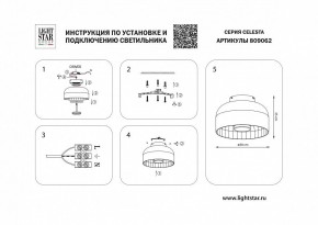 Накладной светильник Lightstar Celesta 809062 в Пойковском - poikovskii.mebel24.online | фото 4