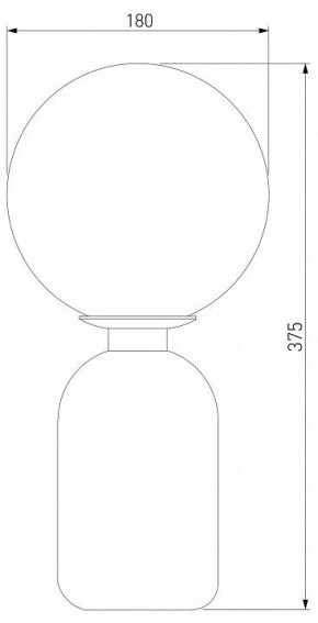 Настольная лампа декоративная Eurosvet Bubble 01197/1 белый в Пойковском - poikovskii.mebel24.online | фото 2