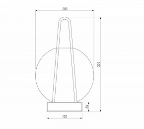 Настольная лампа декоративная Eurosvet Frasco 80507/1 черный в Пойковском - poikovskii.mebel24.online | фото 3
